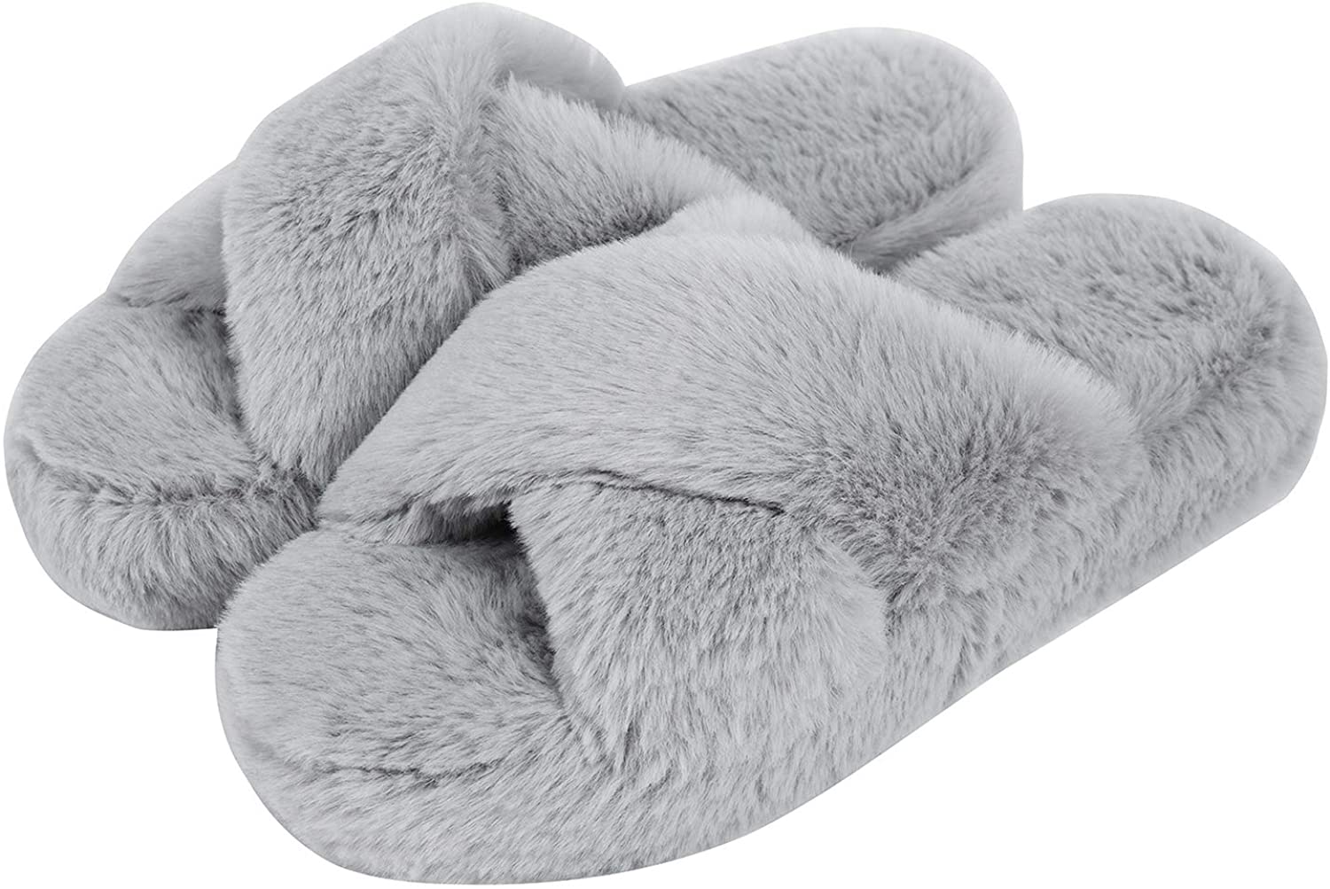 fluffy fleece slippers