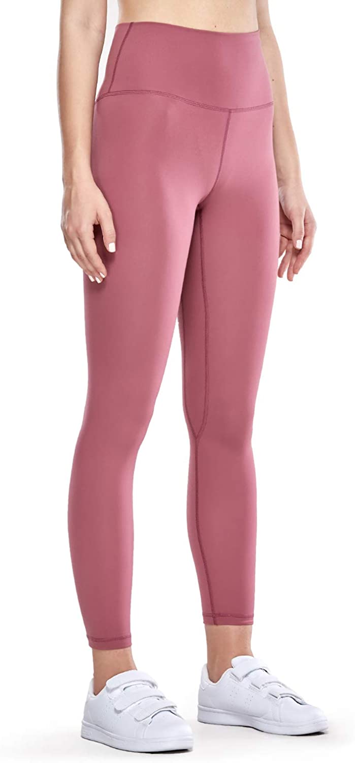 CRZ YOGA Women's Matte High Waisted Yoga Pants Tummy Control Workout  Leggings -2