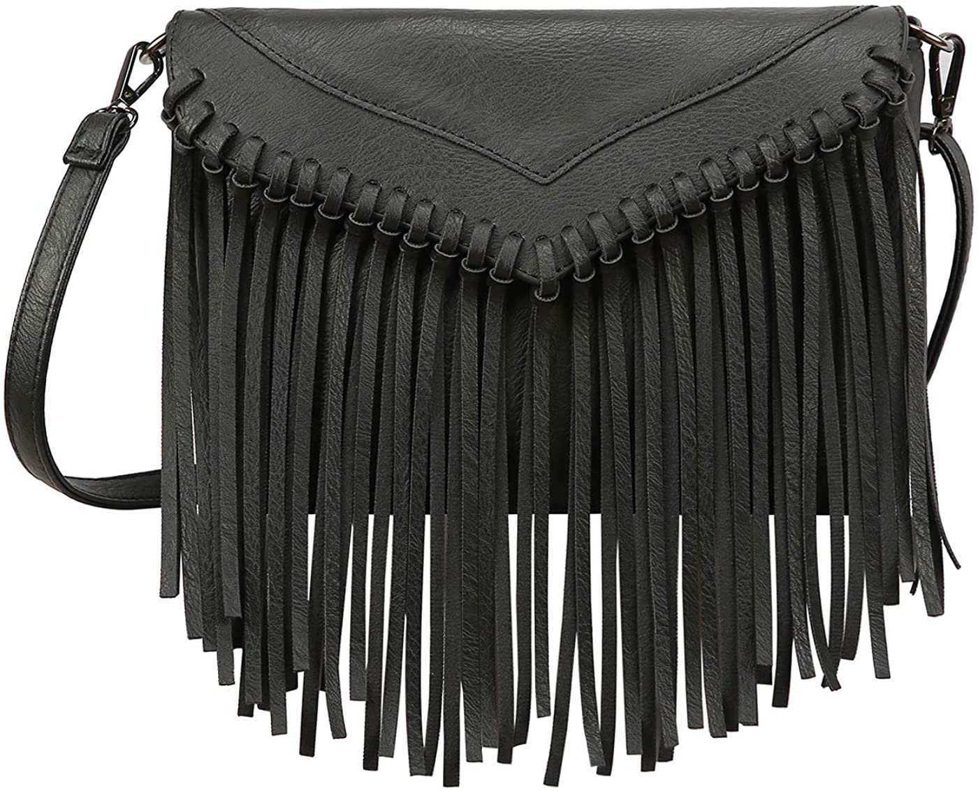 Public Desire Black Tassel Shoulder Bag | New Look