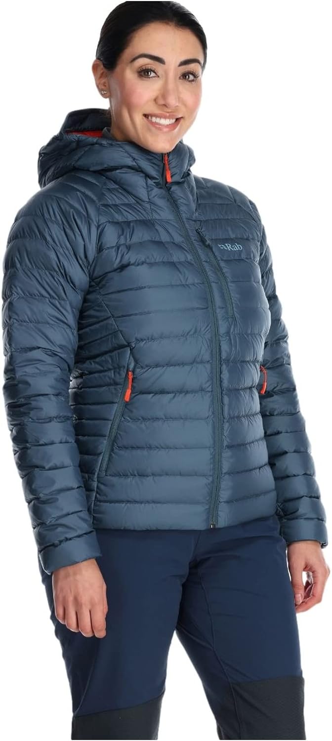 RAB Women's Microlight Alpine Down Jacket for Hiking, Climbing