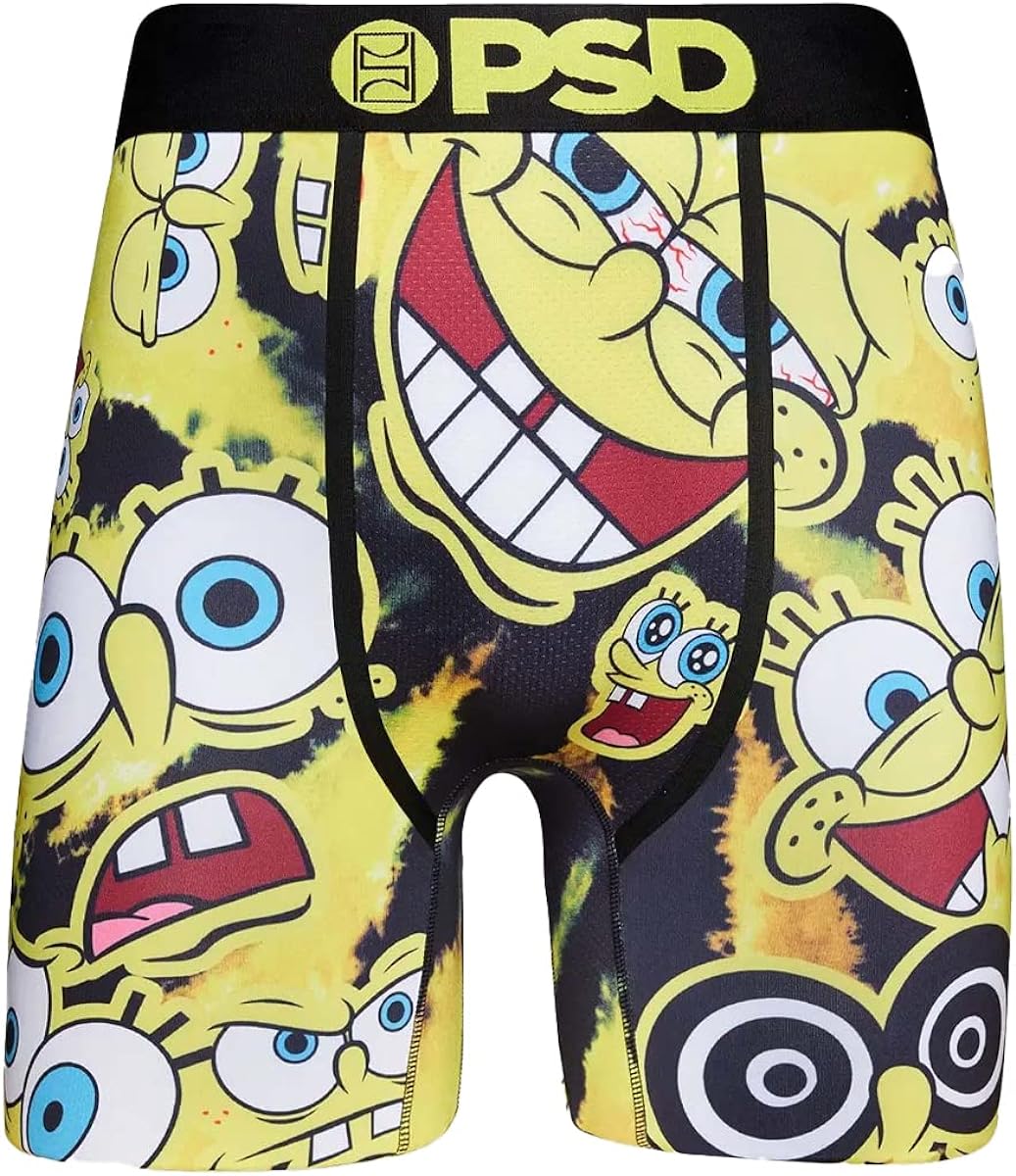 PSD Men's Spongebob Squarepants Boxer Briefs - Breathable and Supportive  Men's U