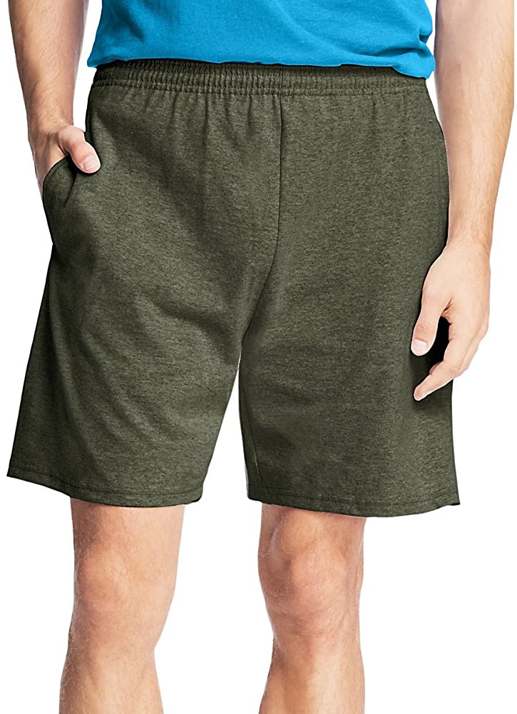 Hanes Mens Jersey Short with Pockets