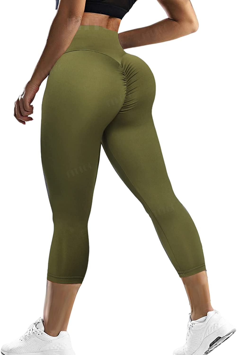 Buy FITTOOWomen's High Waisted Bottom Scrunch Leggings Ruched Yoga Pants  Push up Butt Lift Trousers Workout Tights Online at desertcartINDIA