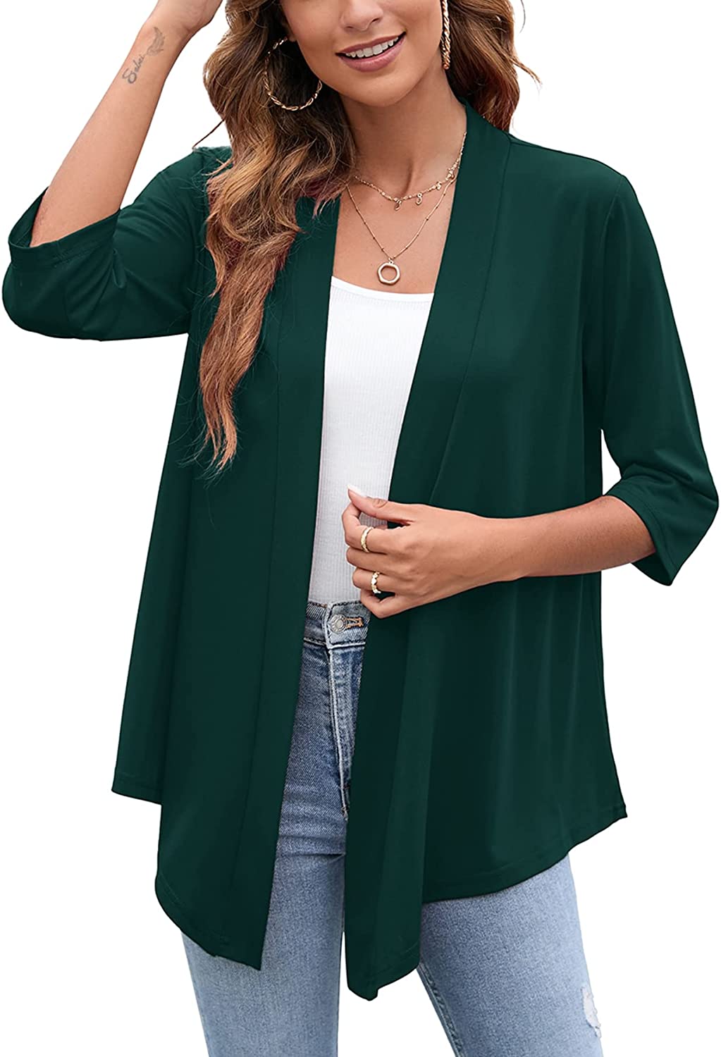  Open Front Cardigans