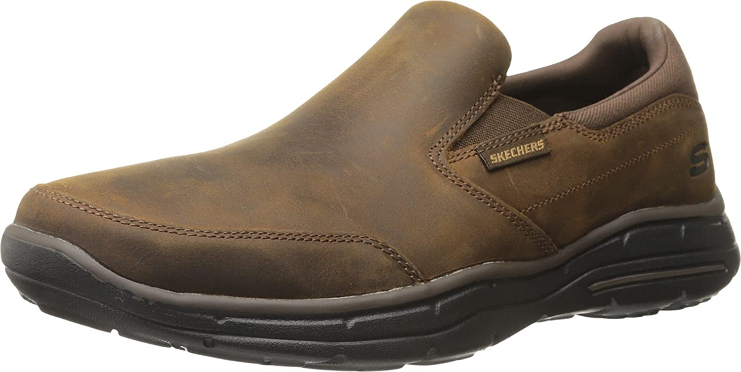 skechers men's relaxed fit glides calculous