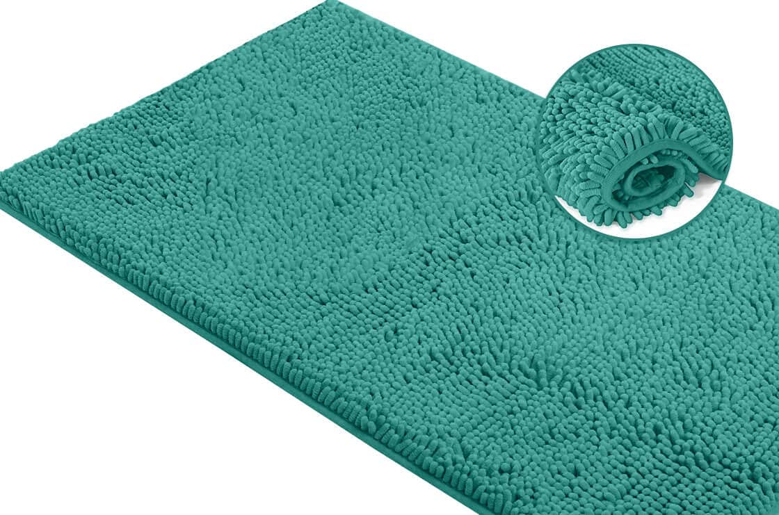 Bathroom Mat By LuxUrux-Extra-Soft Plush Bath Shower 20 x 30