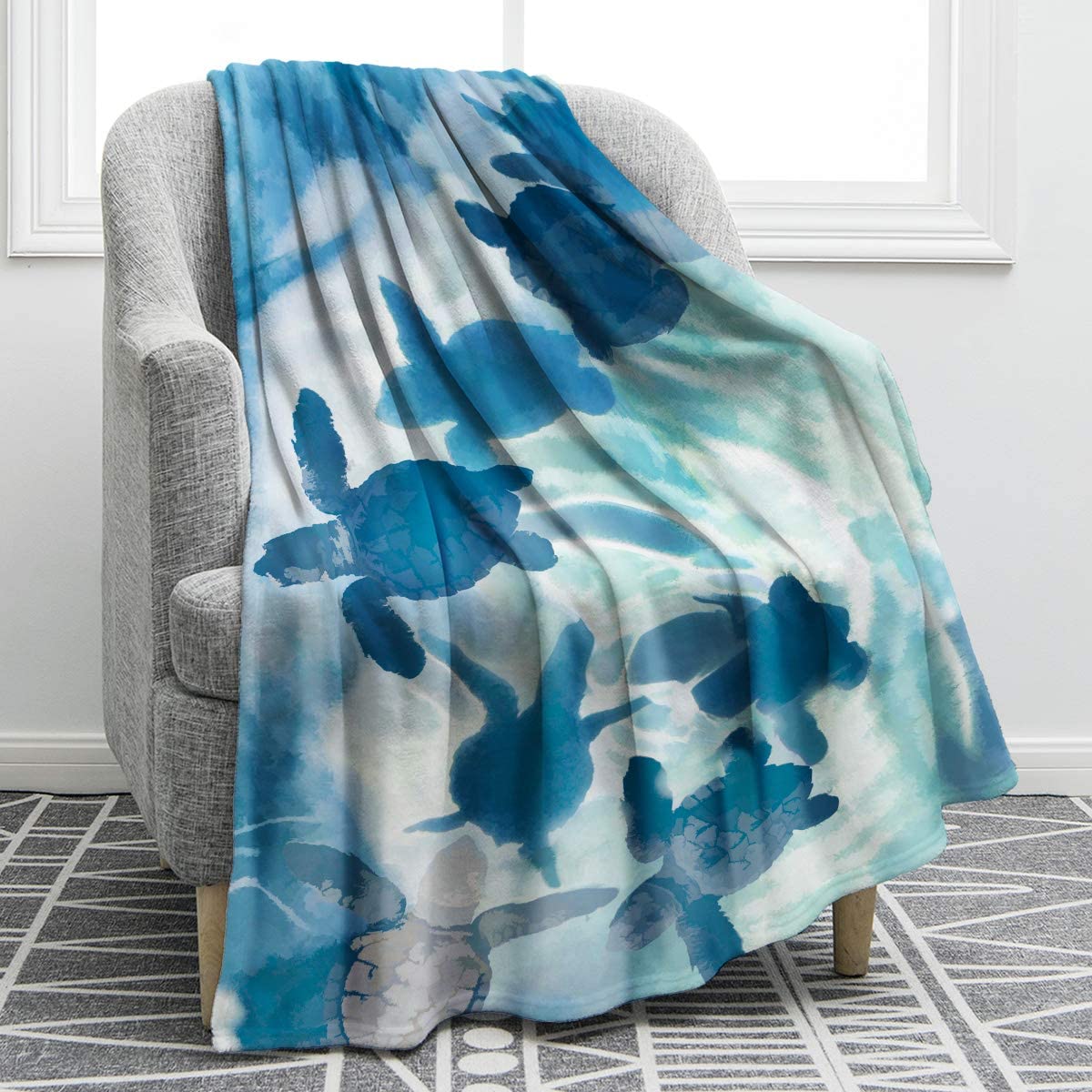 thumbnail 12  - Jekeno Butterfly Throw Blanket Smooth Lightweight Soft Print Blanket for Travell