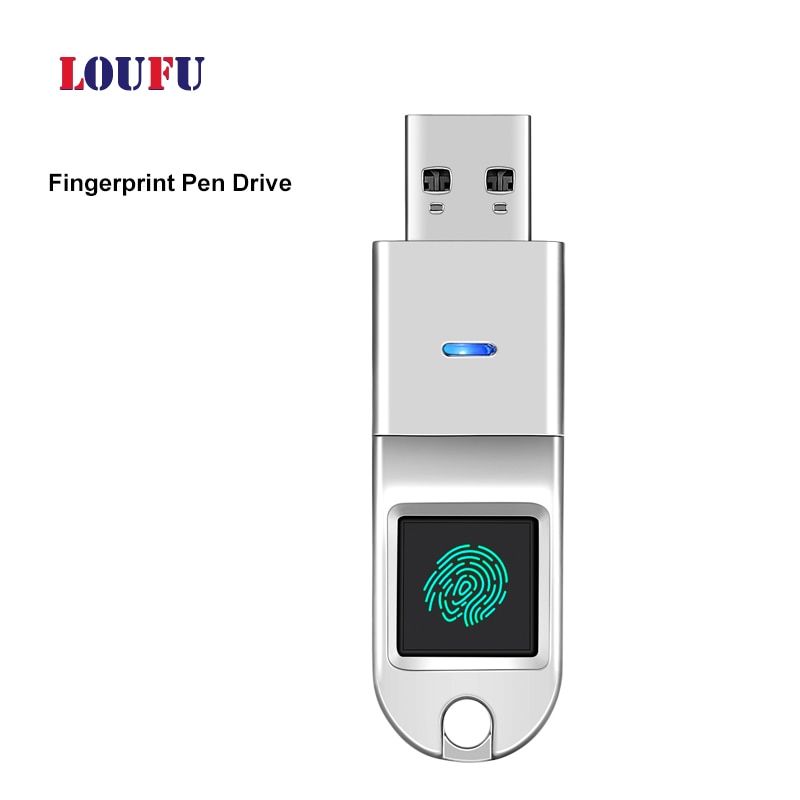 Encryped Finger Print Pen Drive 128GB 64GB  Fingerprint Pendrive 256GB 32GB USB Flash Drive 3.0 16GB Memory Stick For PC-0