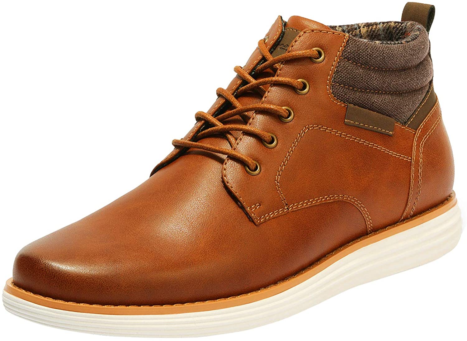 Bruno Marc Men's Mid Top Chukka Sneaker Lace Up Dress Boot 