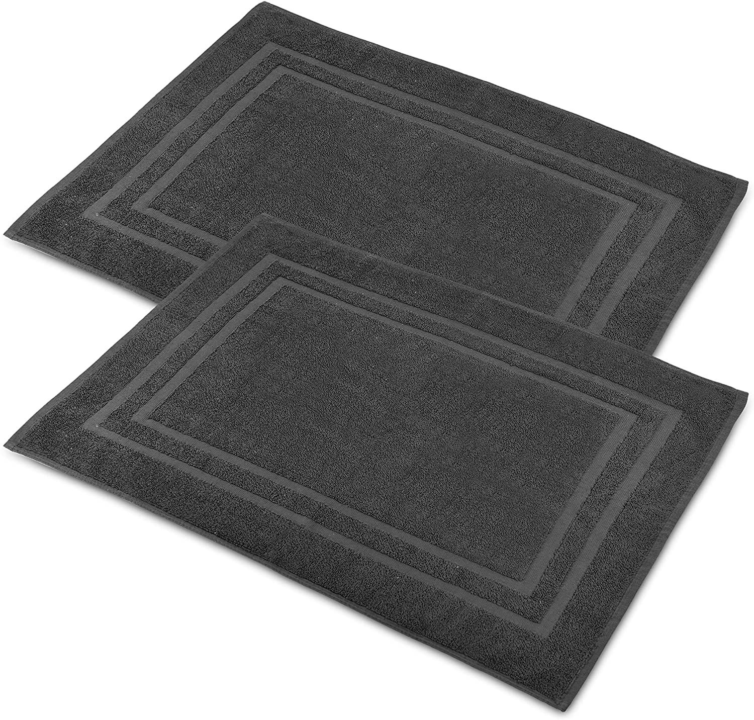 Talvania Bath Mat Floor Towel for Bathroom – 23” x 32” Banded Rug - 100%  Ring Sp