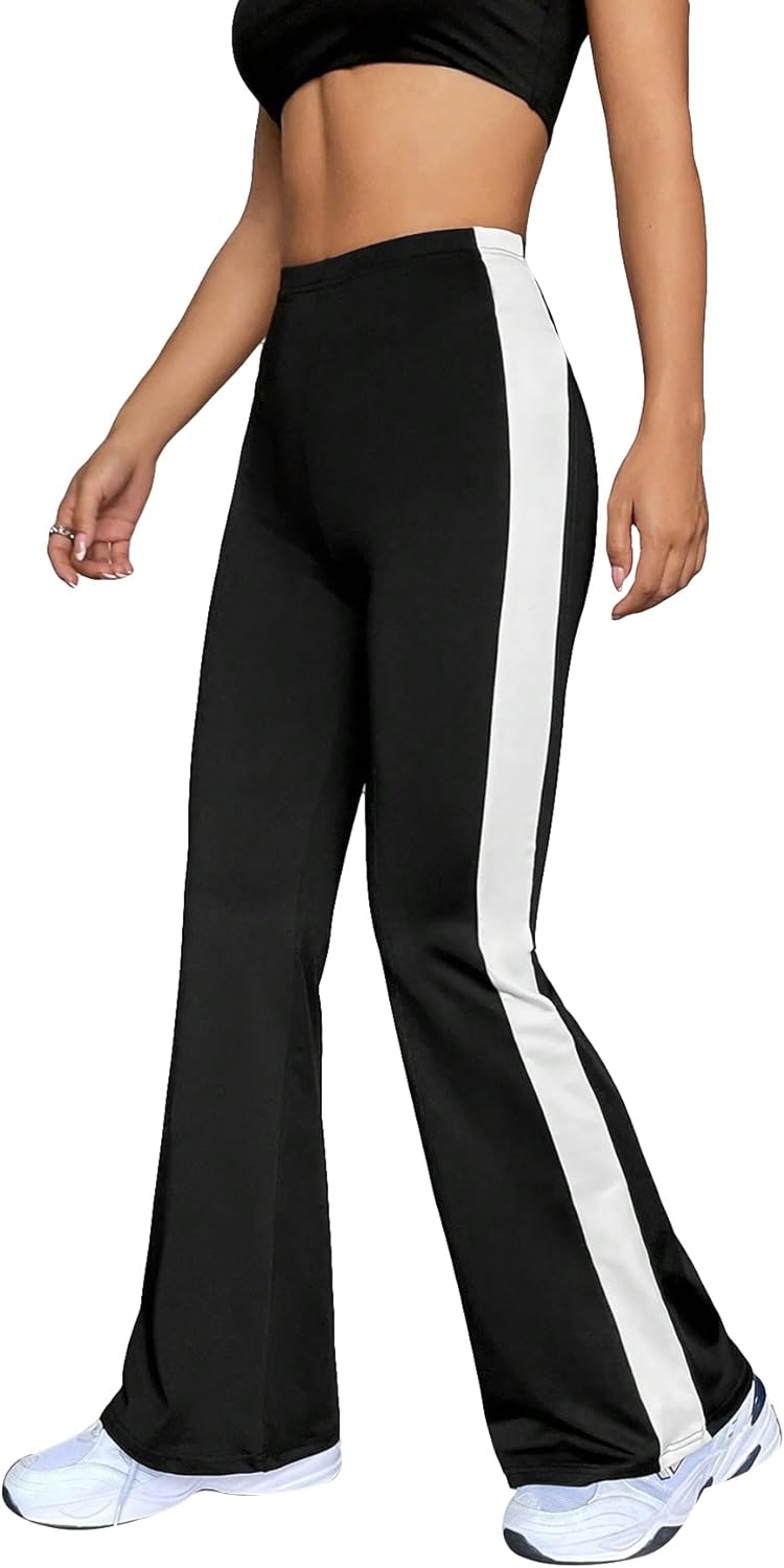 SOLY HUX Women's Flare Leggings High Waisted Sweatpants Bell Bottoms Bootcut  Yog