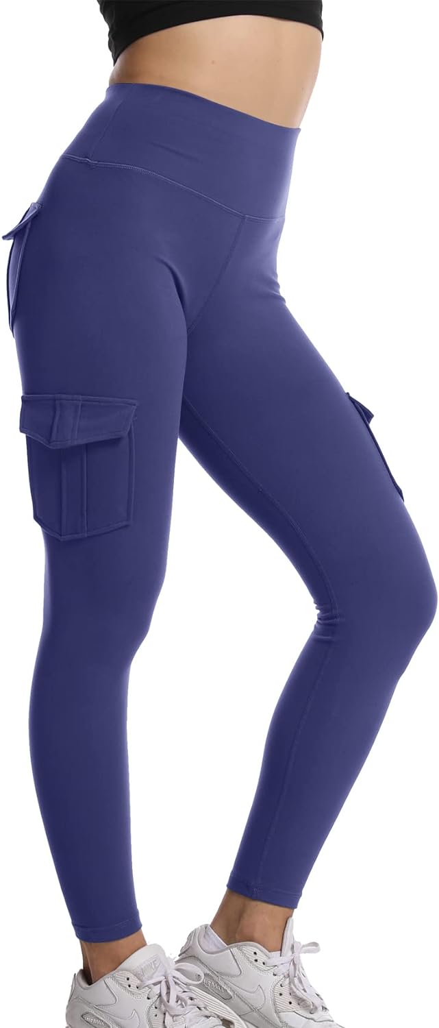  COMFY ONE Seamless Leggings with 4 Pockets for Women