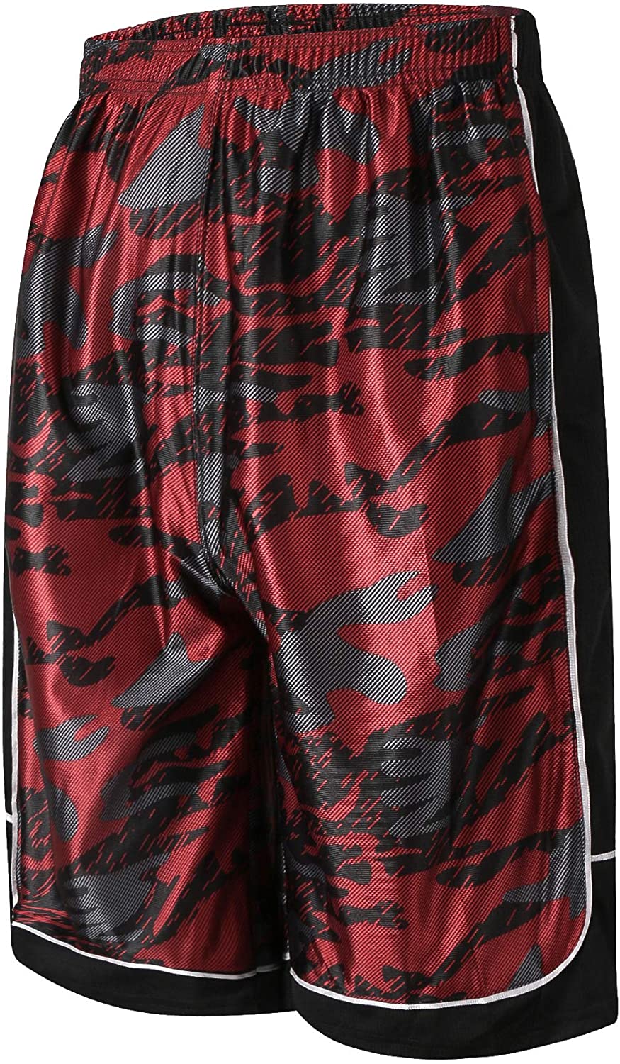 Abovewater Men's Basketball Shorts Quick-Dry Running & Gym Shorts with Drawstring & Pockets 
