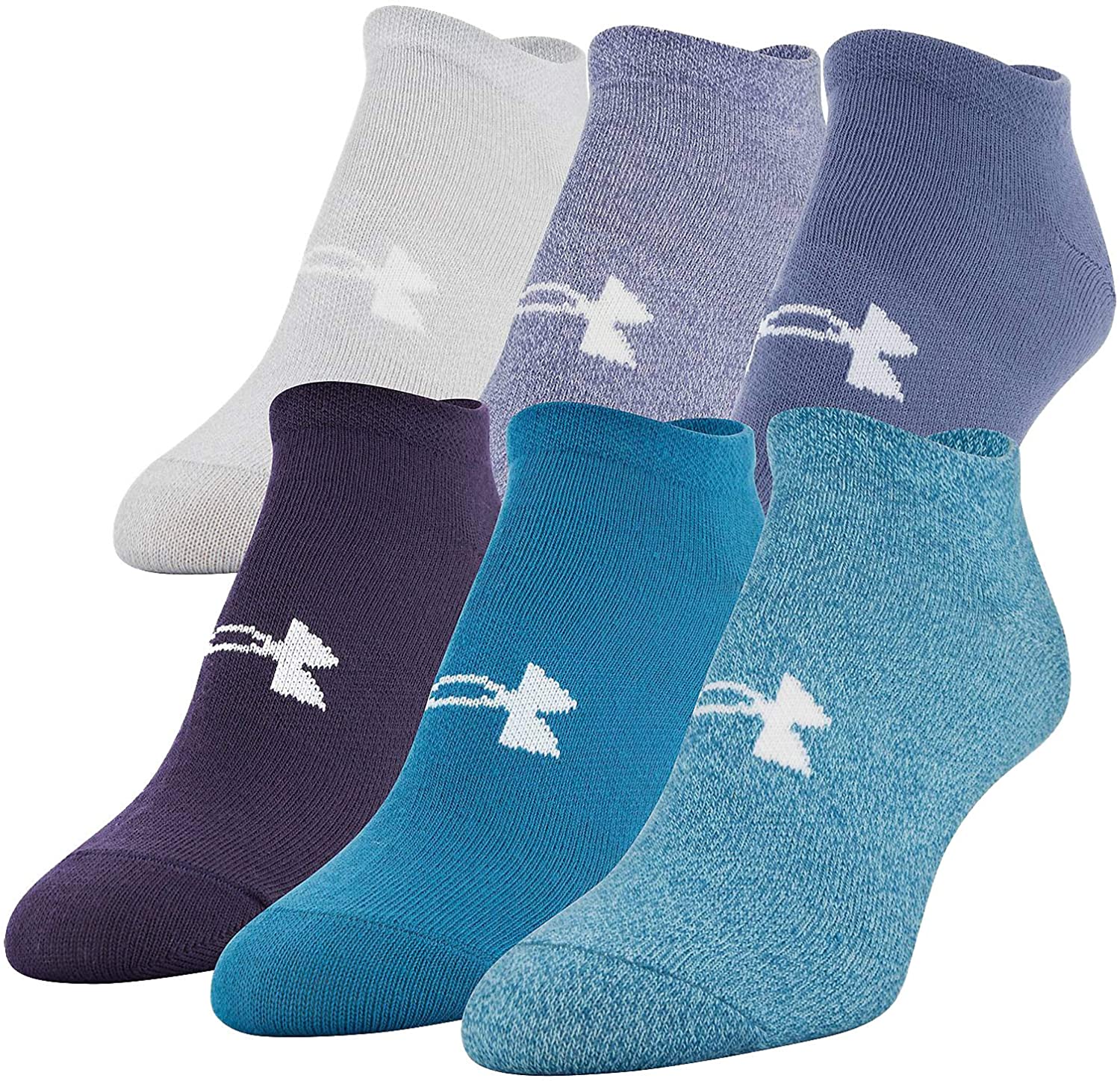 6-pair Calcetines Mujer Under Armour Essential No Show Socks