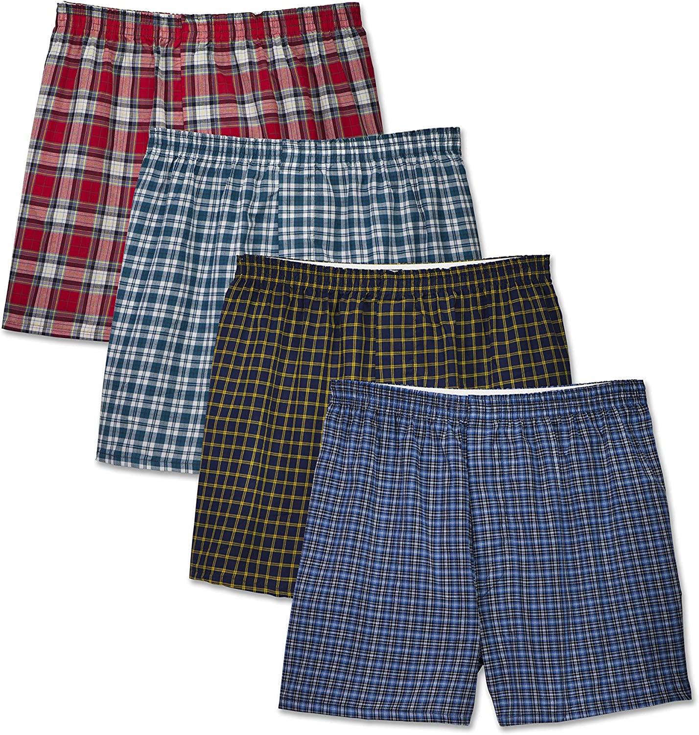 Fruit of the loom men's 2025 5 pack extended size boxers