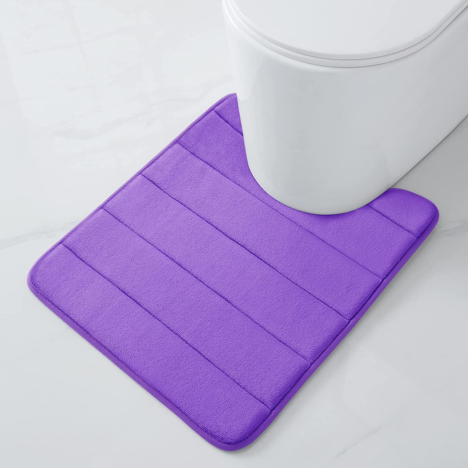 Buganda Memory Foam Bathroom Rugs, Absorbent Non-Slip Bath Mat for