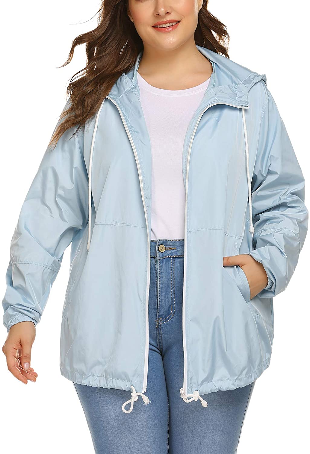 ladies plus size lightweight jackets