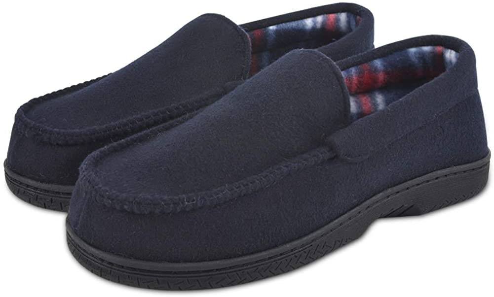 dl mens memory foam slippers