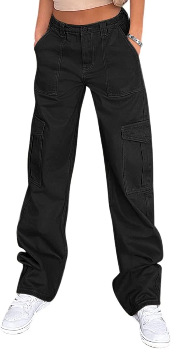 Lepunuo Cargo Pants for Women High Waisted Casual Kuwait