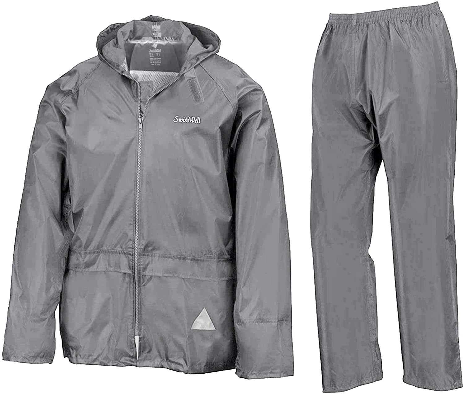 SWISSWELL Men's Rain Suit Waterproof Lightweight Hooded Rainwear