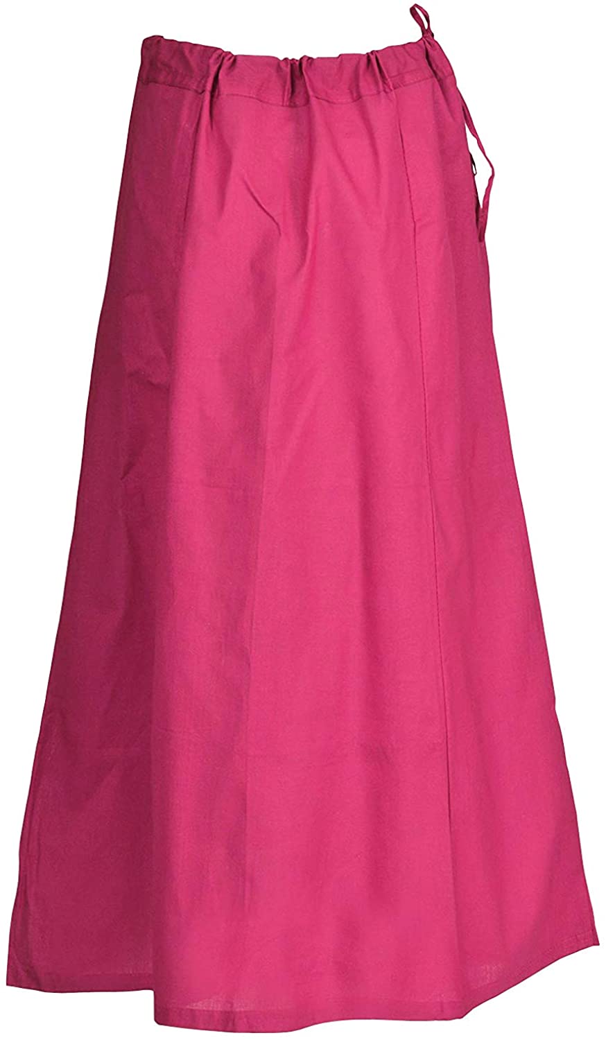 Indian Trendy Sari Petticoat Cotton Stitched Adjustable Waist Saree  Underskirt L