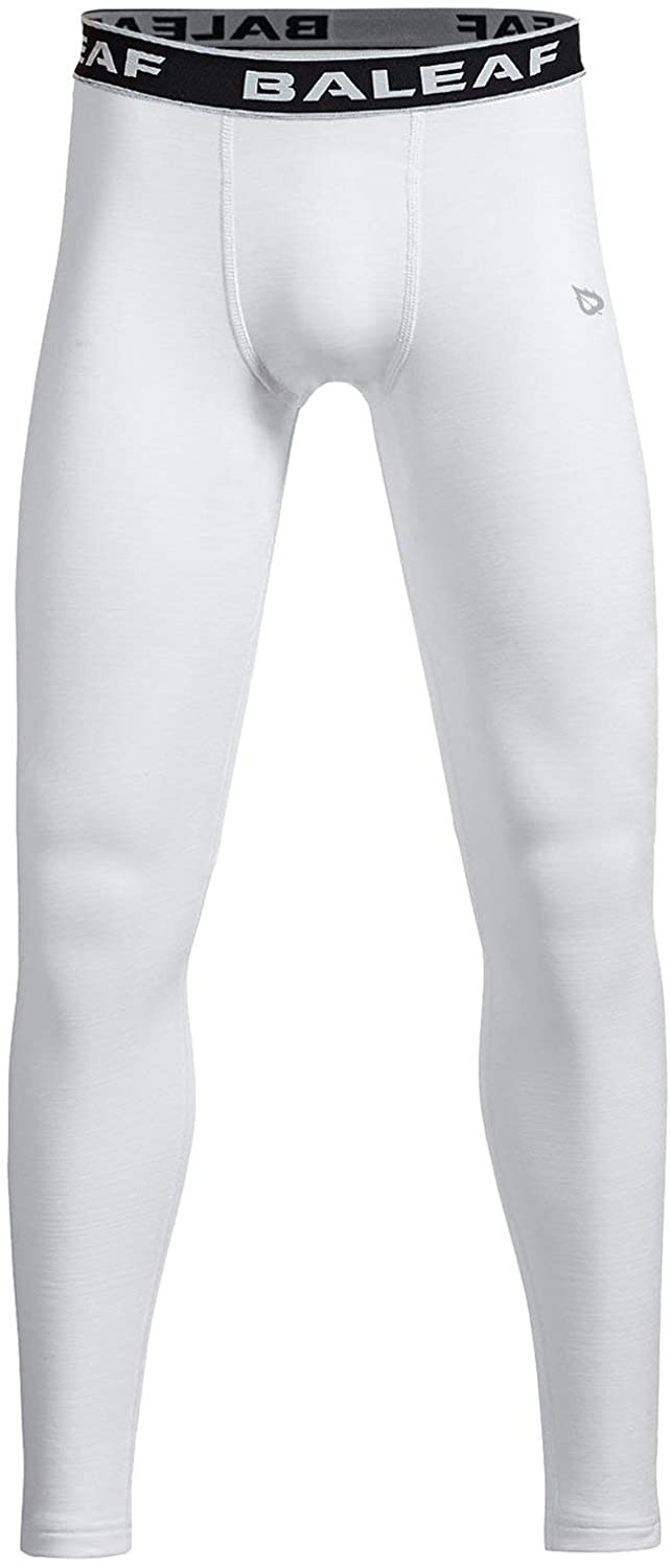 Details about   Baleaf Youth Boys' Compression Thermal Baselayer Sport Basketball Tights Fleece 