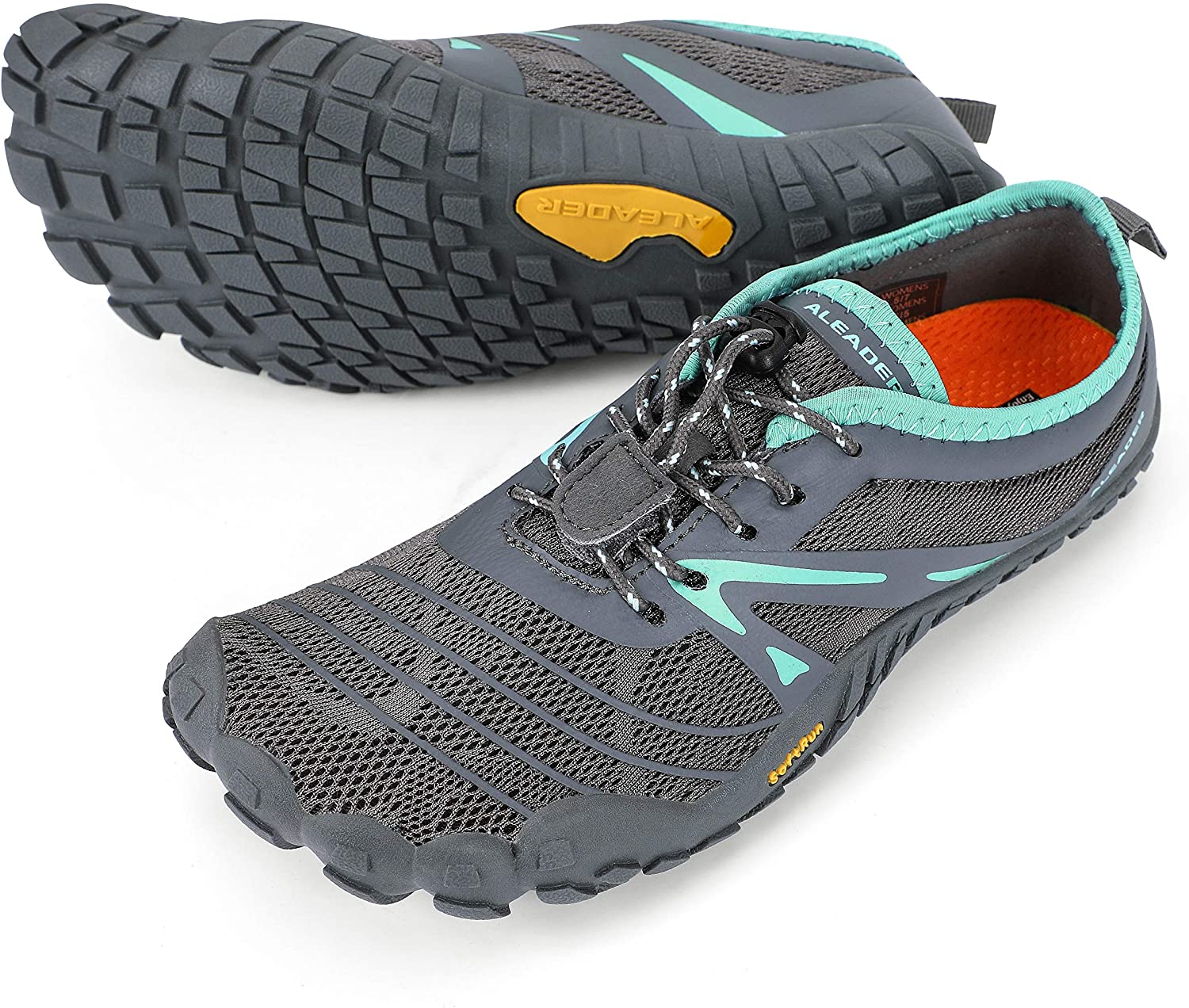 ALEADER Women's Minimalist Trail Running Shoes Barefoot Wide Toe Zero Drop 