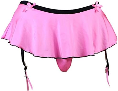 ACSUSS Sissy Pouch Panties Men's Skirted Mooning Bikini Briefs