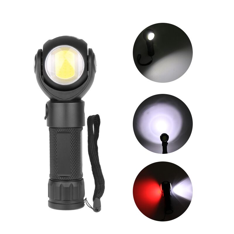 New Arrival 360°Rotating COB Work Light Mufti-functional Magnetic Tail COB Flashlight-2