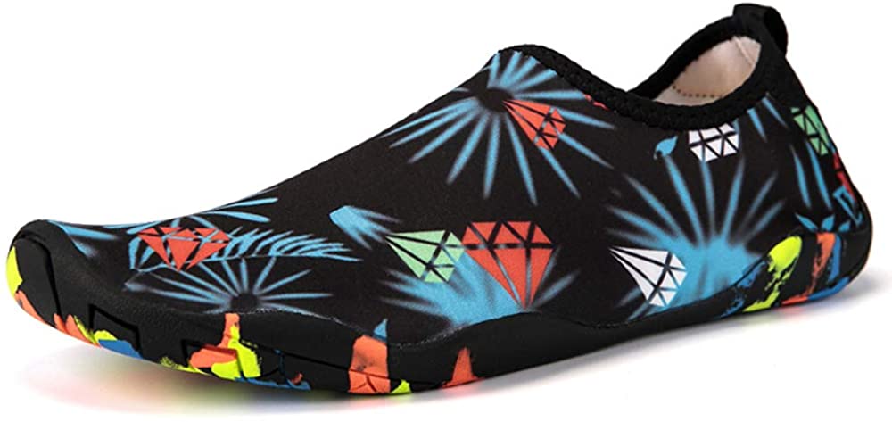 SaphiRose Sports Water Shoes Barefoot Quick-Dry Aqua Yoga Socks for Men Women Kids 