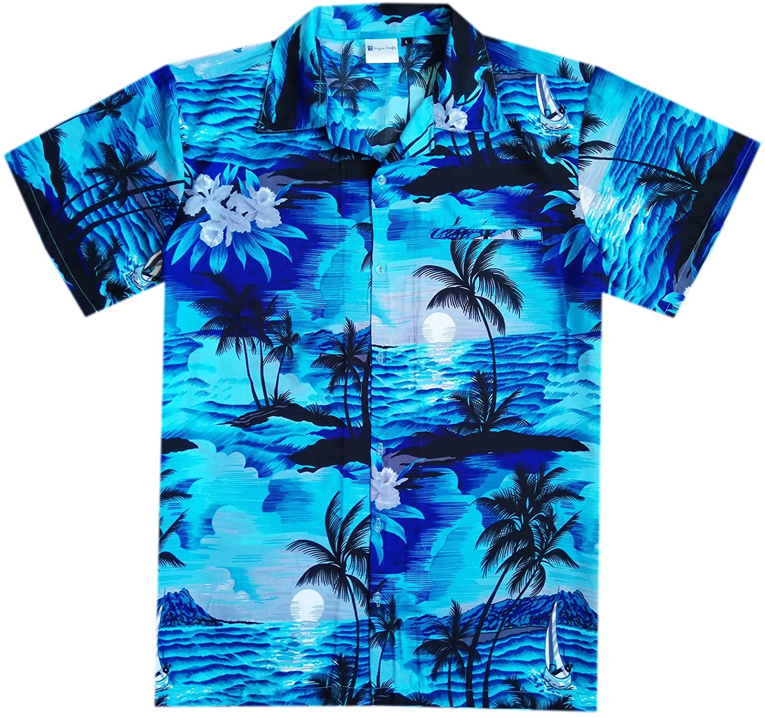 Virgin Crafts Mens Hawaiian Shirt