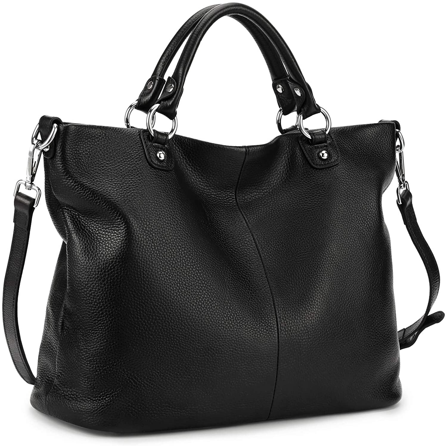 Kattee Women S Soft Genuine Leather Tote Bag Top Satchel Purses And Handbags Ebay