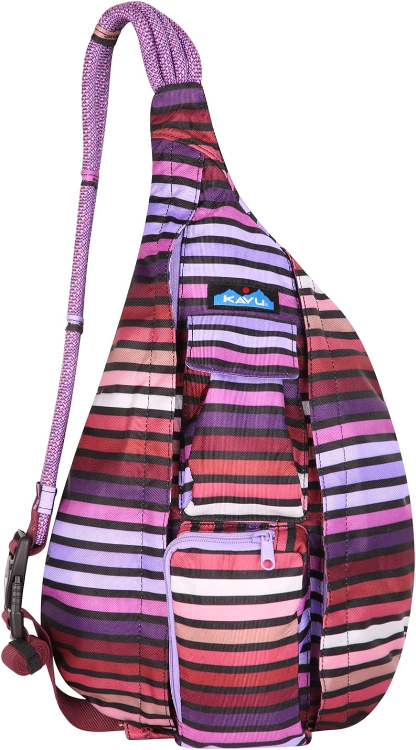 KAVU Original Rope Bag Sling Pack with Adjustable Rope Shoulder