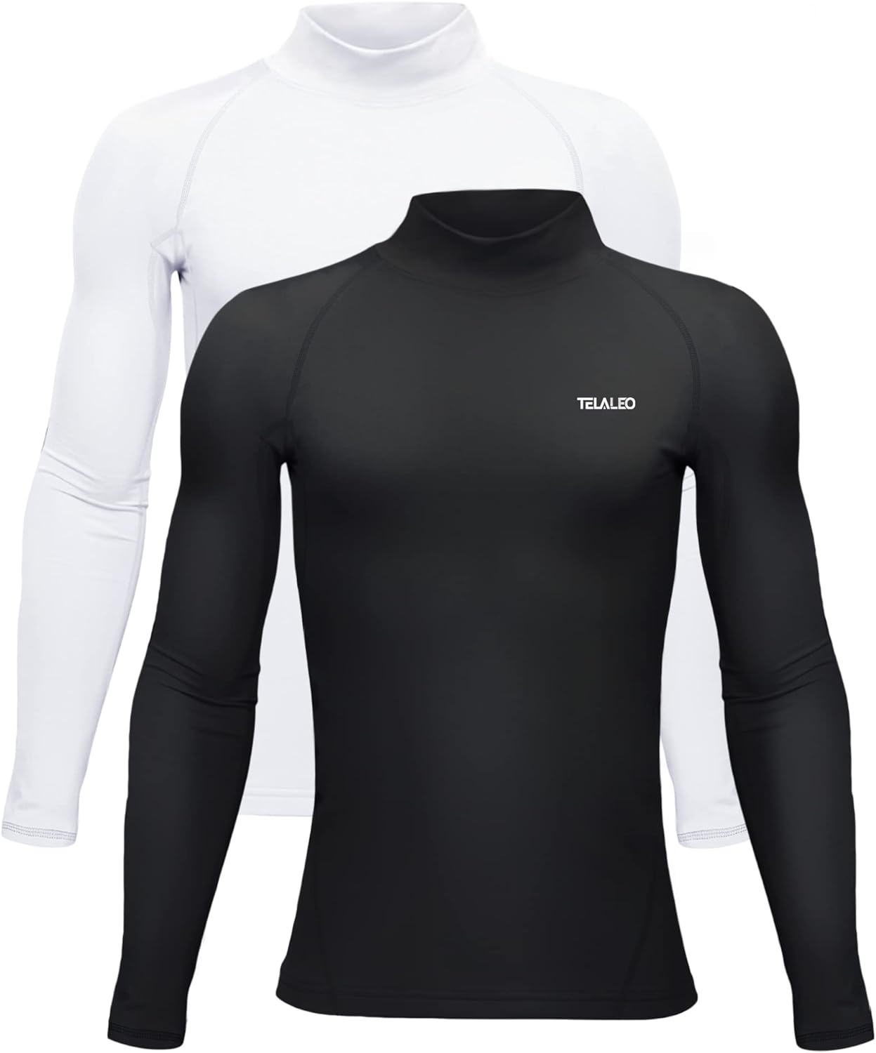 Skins DNAmic Force Thermal Compression Long Sleeve Top With Mock Neck In  Black