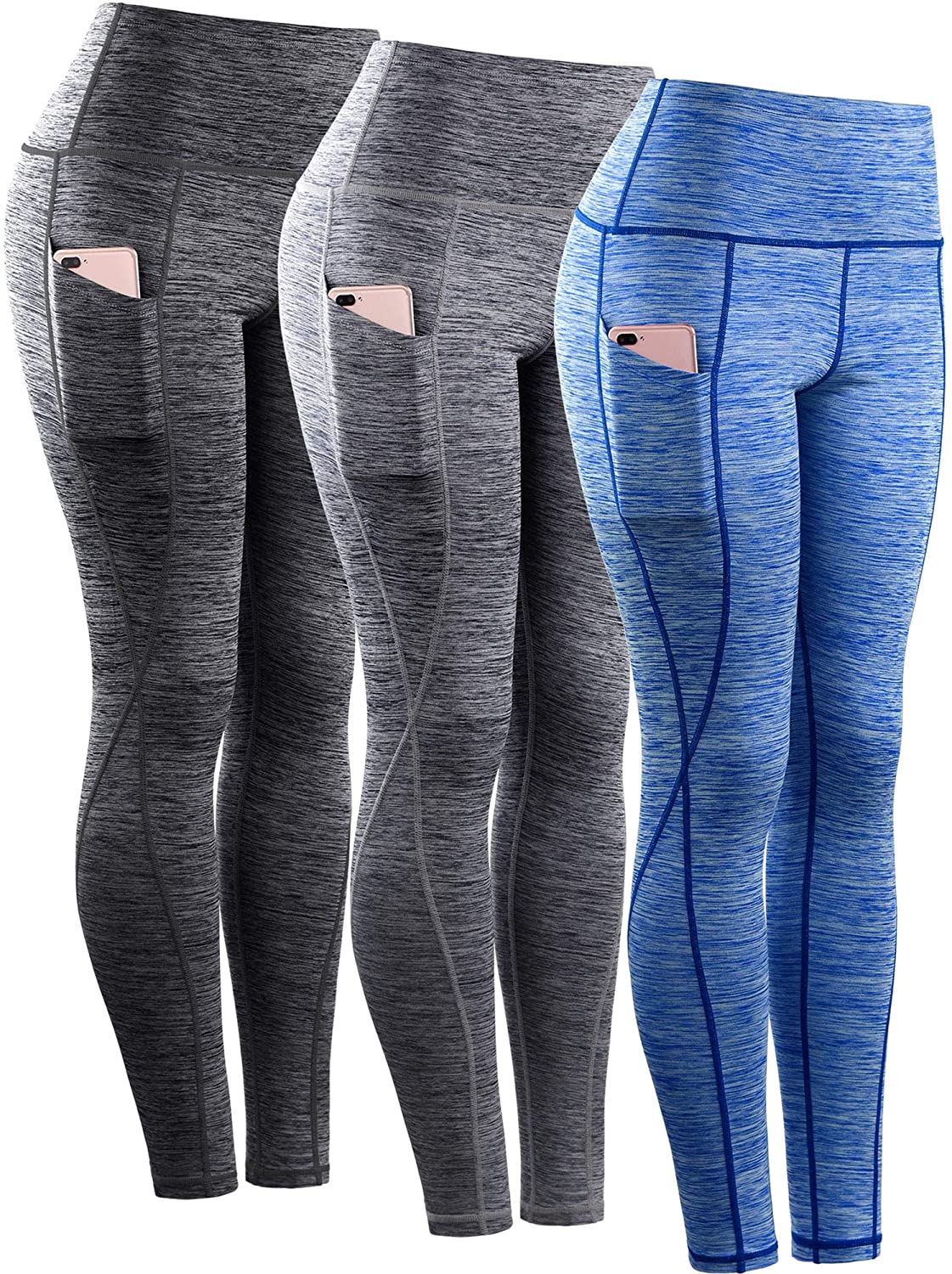 NELEUS Women's Yoga Pant Tummy Control High Waist Running Leggings with  Pocket | eBay