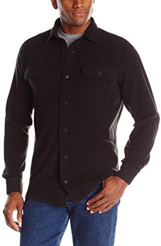 Wrangler Authentics Men s Long Sleeve Heavyweight Fleece Shirt