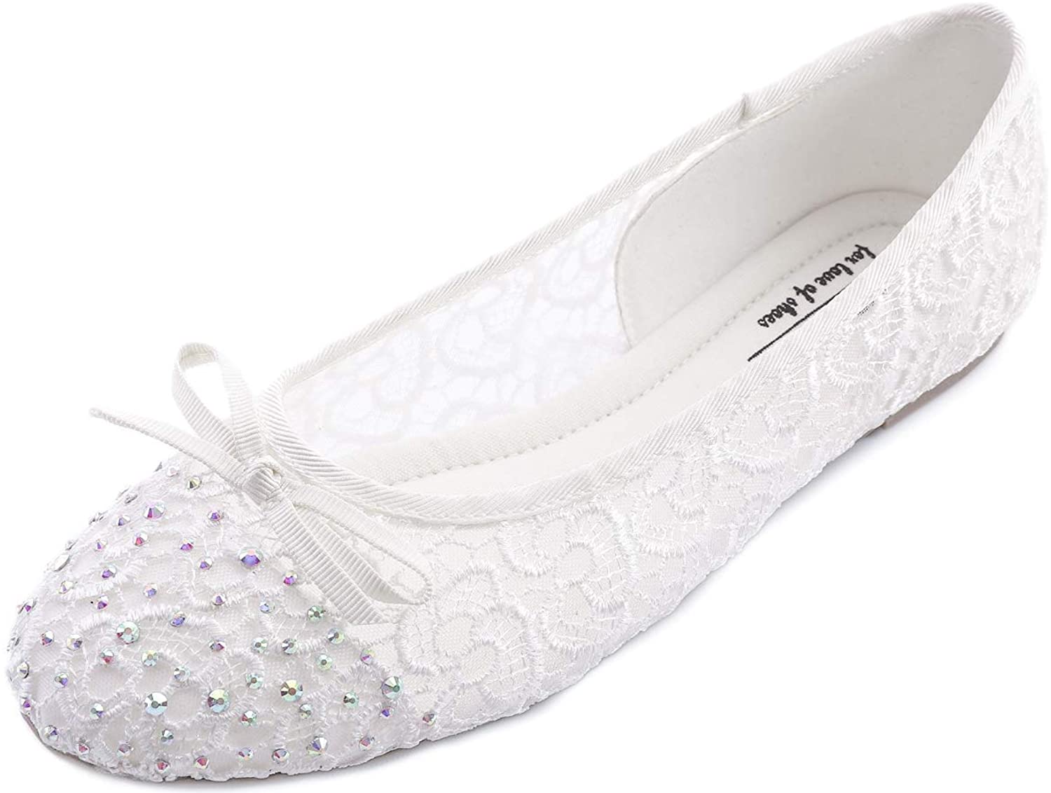 Chaussures Plates en Maille Respirante à la Mode pour Femme Feversole Women's Woven Fashion Breathable Knit Flat Shoes 