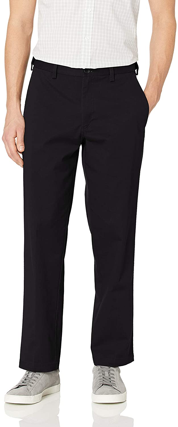 Haggar Men's Premium Comfort Khaki Pant Multi-Fits Regular and Big & Tall Sizes 