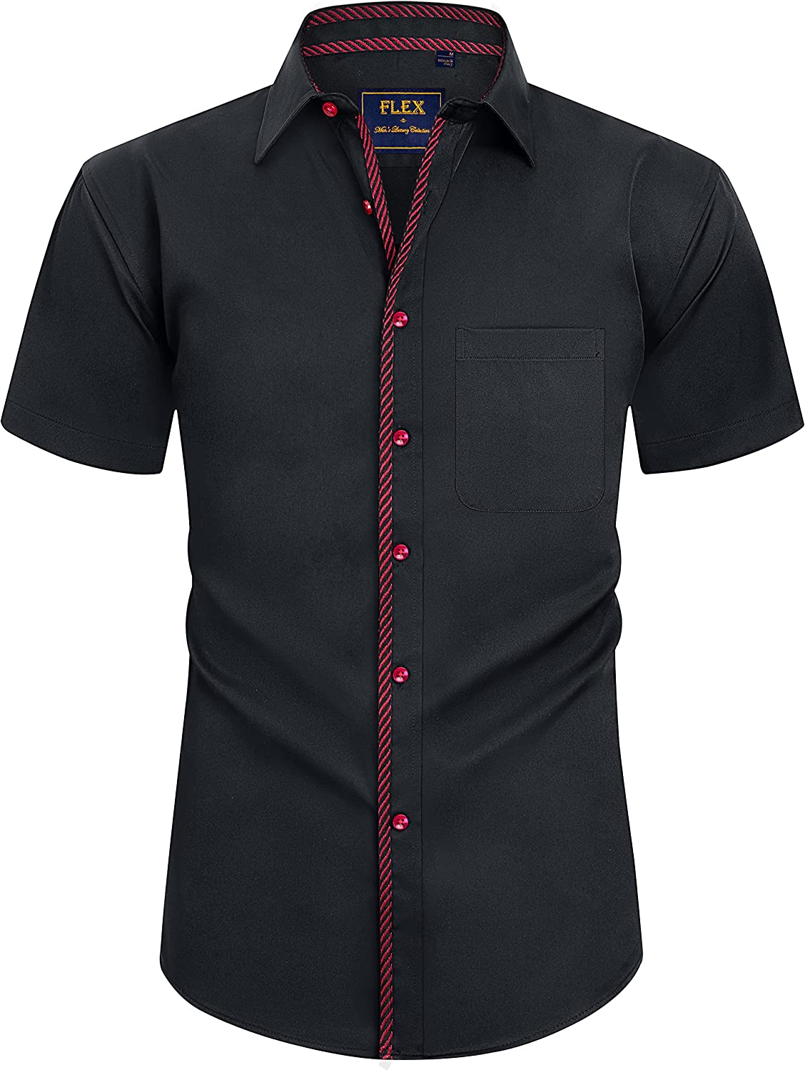 Alimens & Gentle Men's Linen Shirt Short Sleeve Casual Lightweight Button  Down Shirts Beach Summer Tops : : Clothing, Shoes & Accessories