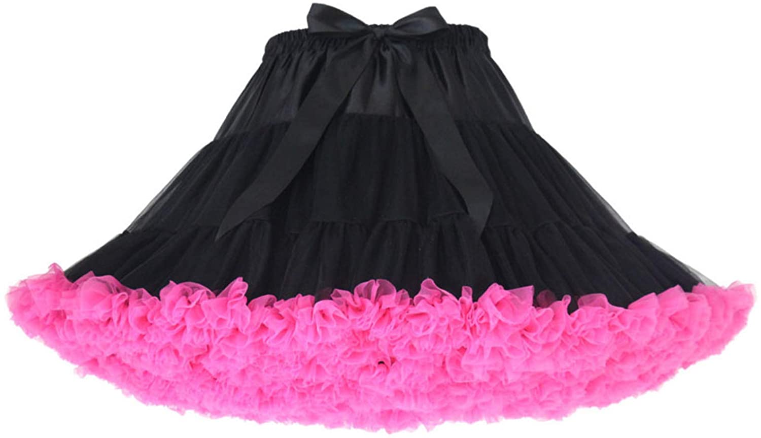 Woman One Layer Rockabilly Petticoat Vintage Pettiskirt Tutu Tulle Skirt New 