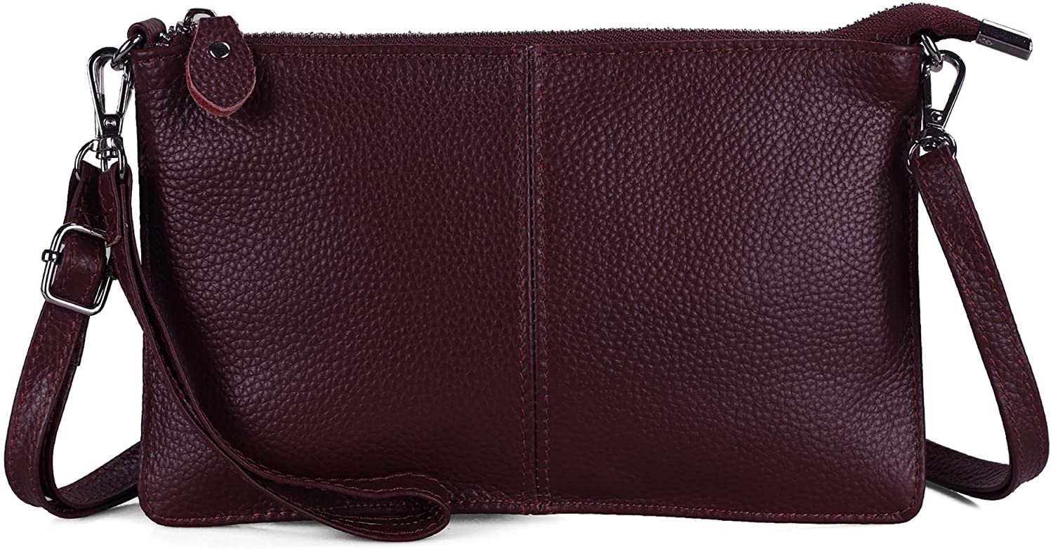 Befen Leather Wristlet Clutch Wallet Purses Small Envelope Crossbody ...