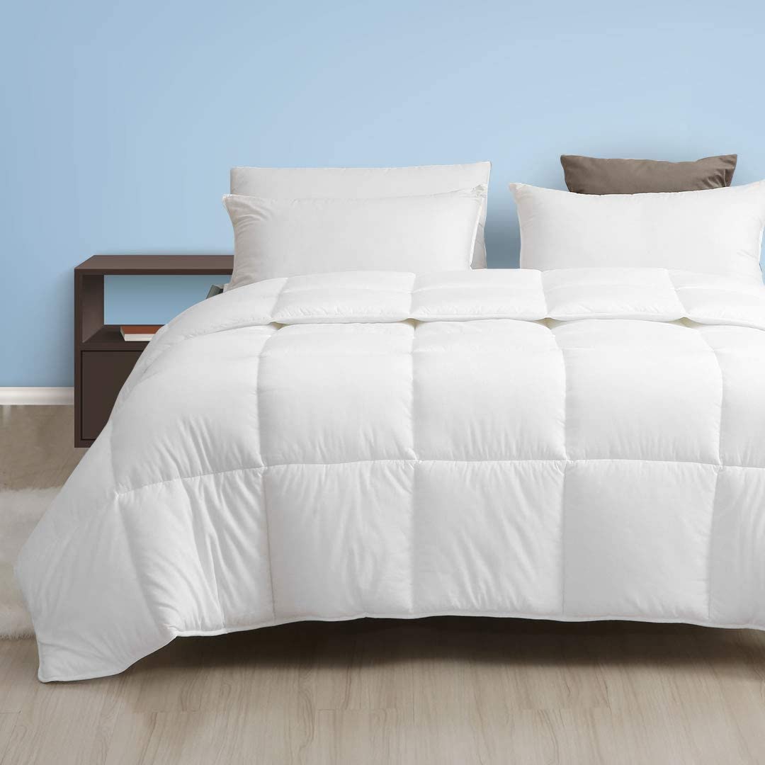 Luxury Plush ECO-R Details about   Dafinner Lightweight 100% Cotton Down Alternative Comforter 