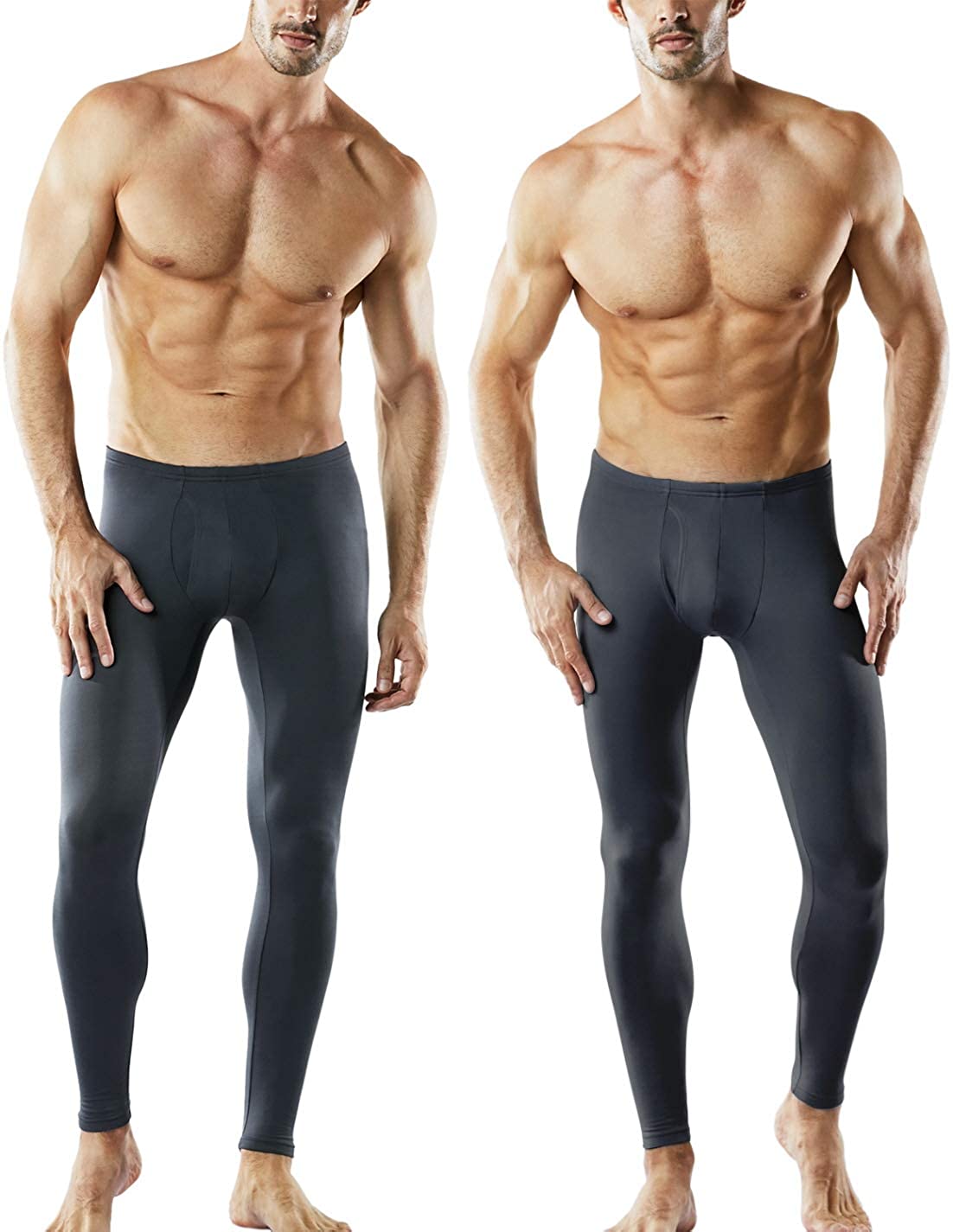 TSLA Men's Thermal Underwear Pants Heated Warm Fleece Lined Long Johns Leggings Winter Base Layer Bottoms