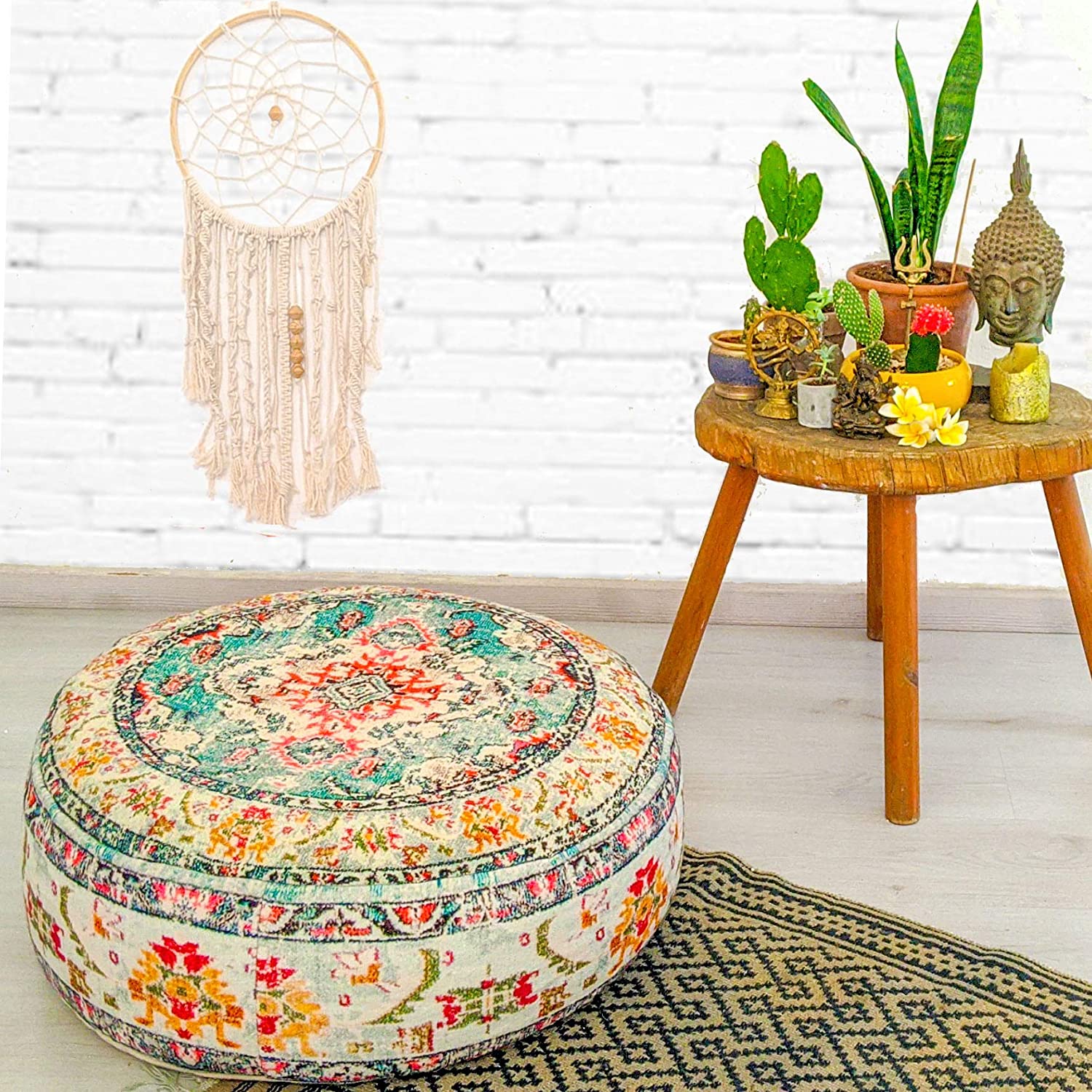 home decoration pillow bohemian mandala yoga meditation cushion cover US SELLER 