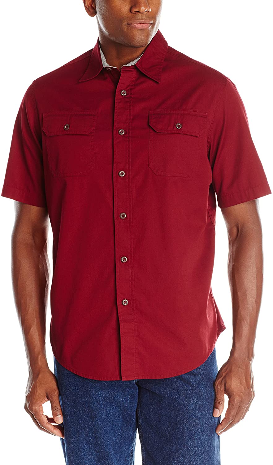 Wrangler Authentics Men's Short Sleeve Classic Woven Shirt | eBay