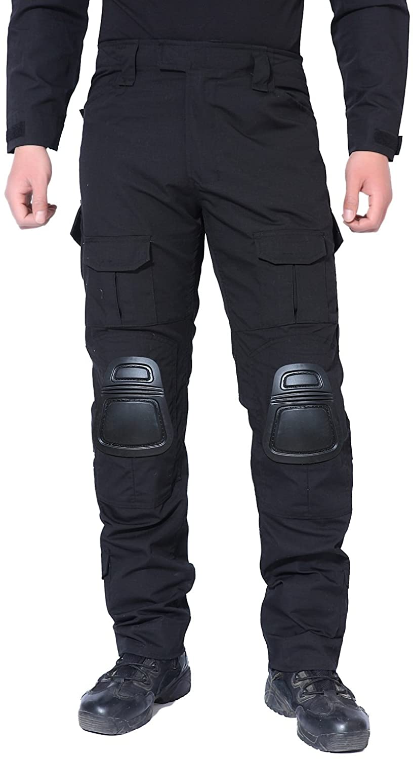 MAGCOMSEN Men's Military Pants Ripstop Tactical Pants Slim Fit with ...