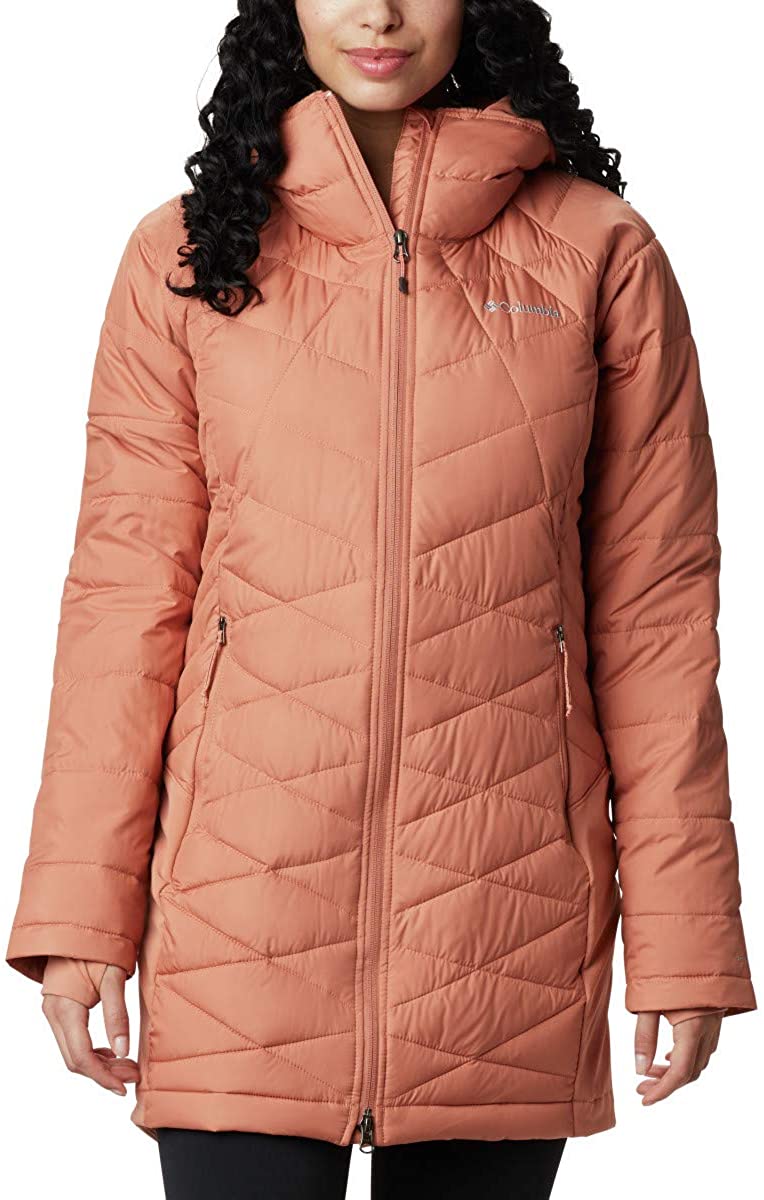 columbia heavenly long hybrid jacket