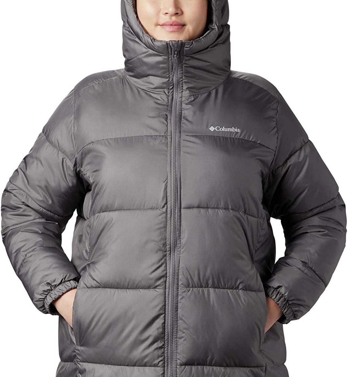 Columbia womens Puffect Mid Hooded Jacket | eBay