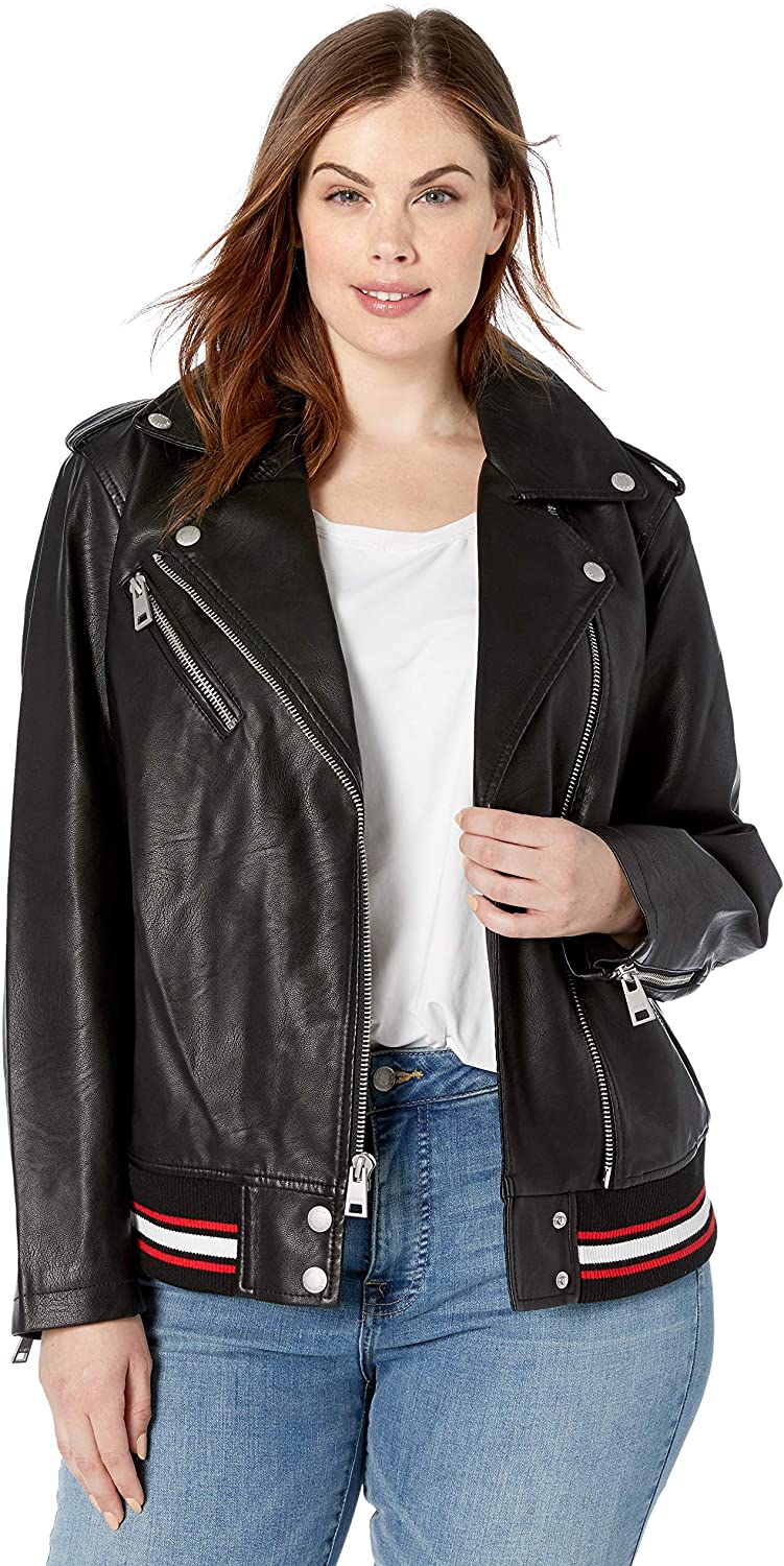 Levi's Women's Faux Leather Moto Bomber Jacket (Standard & Plus Sizes) |  eBay