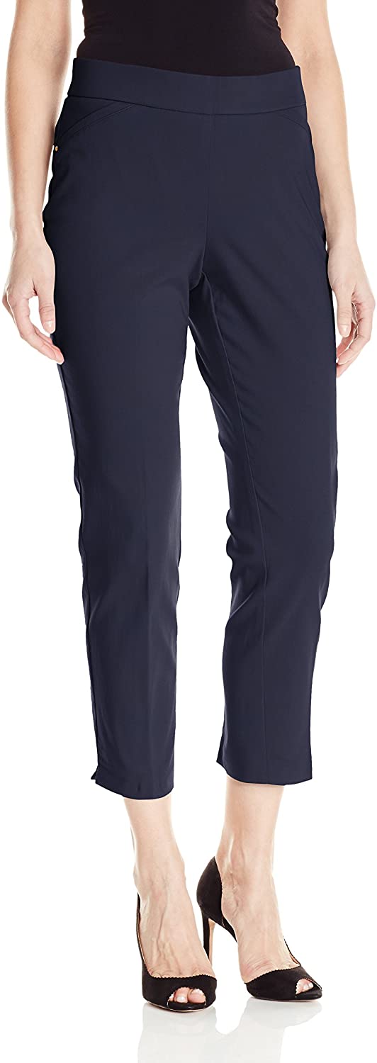 Briggs New York Women's Super Stretch Millennium Slimming Pull-on Ankle Pant  | eBay